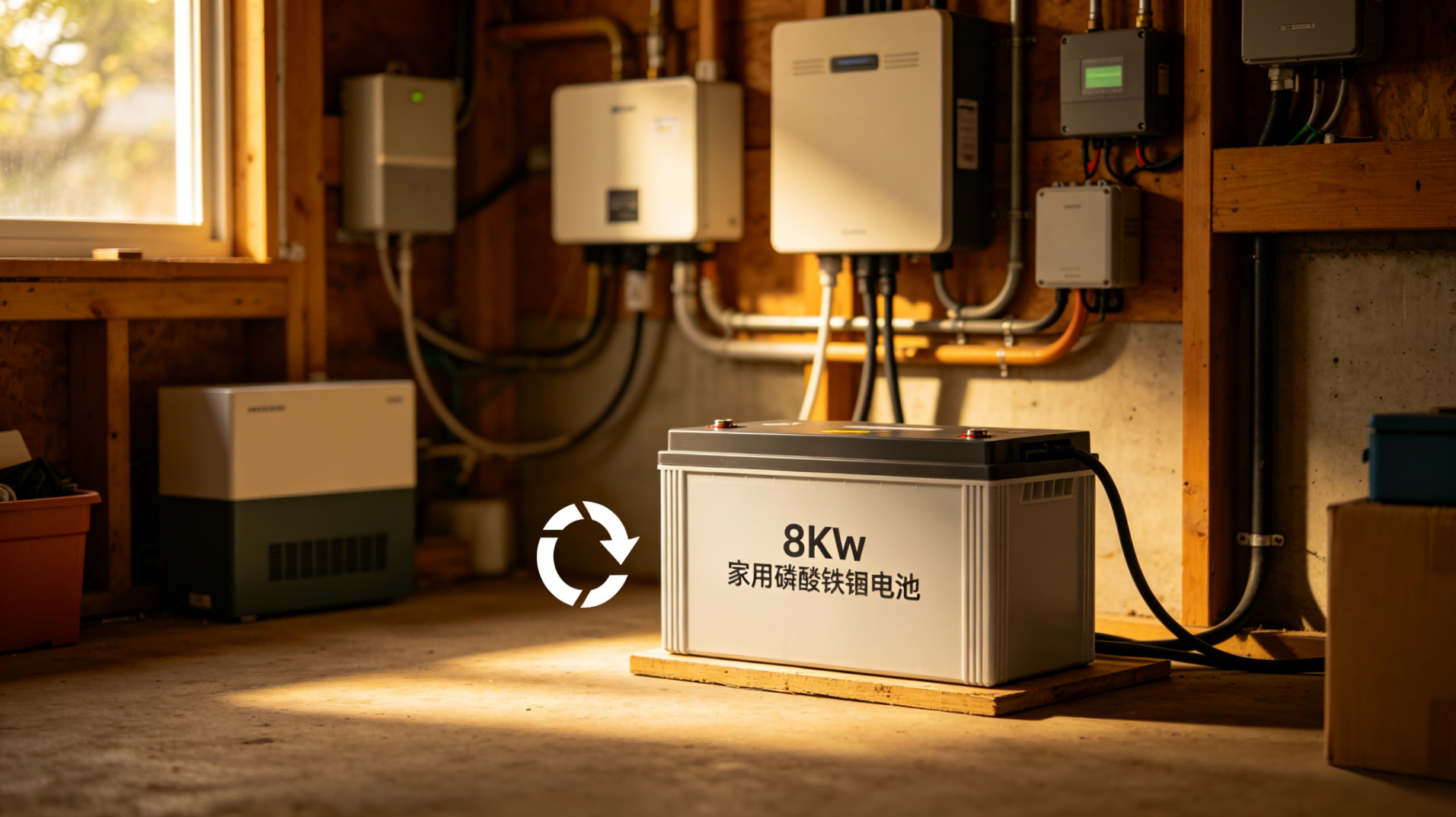 8KWh household energy storage battery with extremely long cycle life