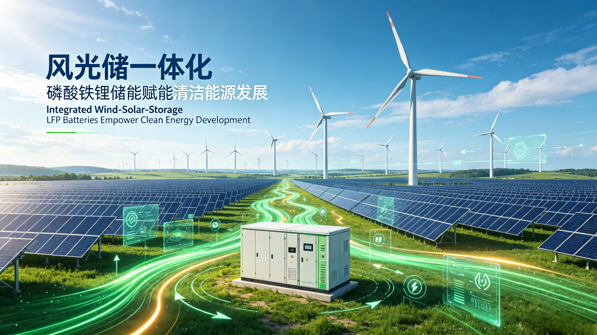 Integrated Wind-Solar-Storage: LFP Batteries Empower Clean Energy Development