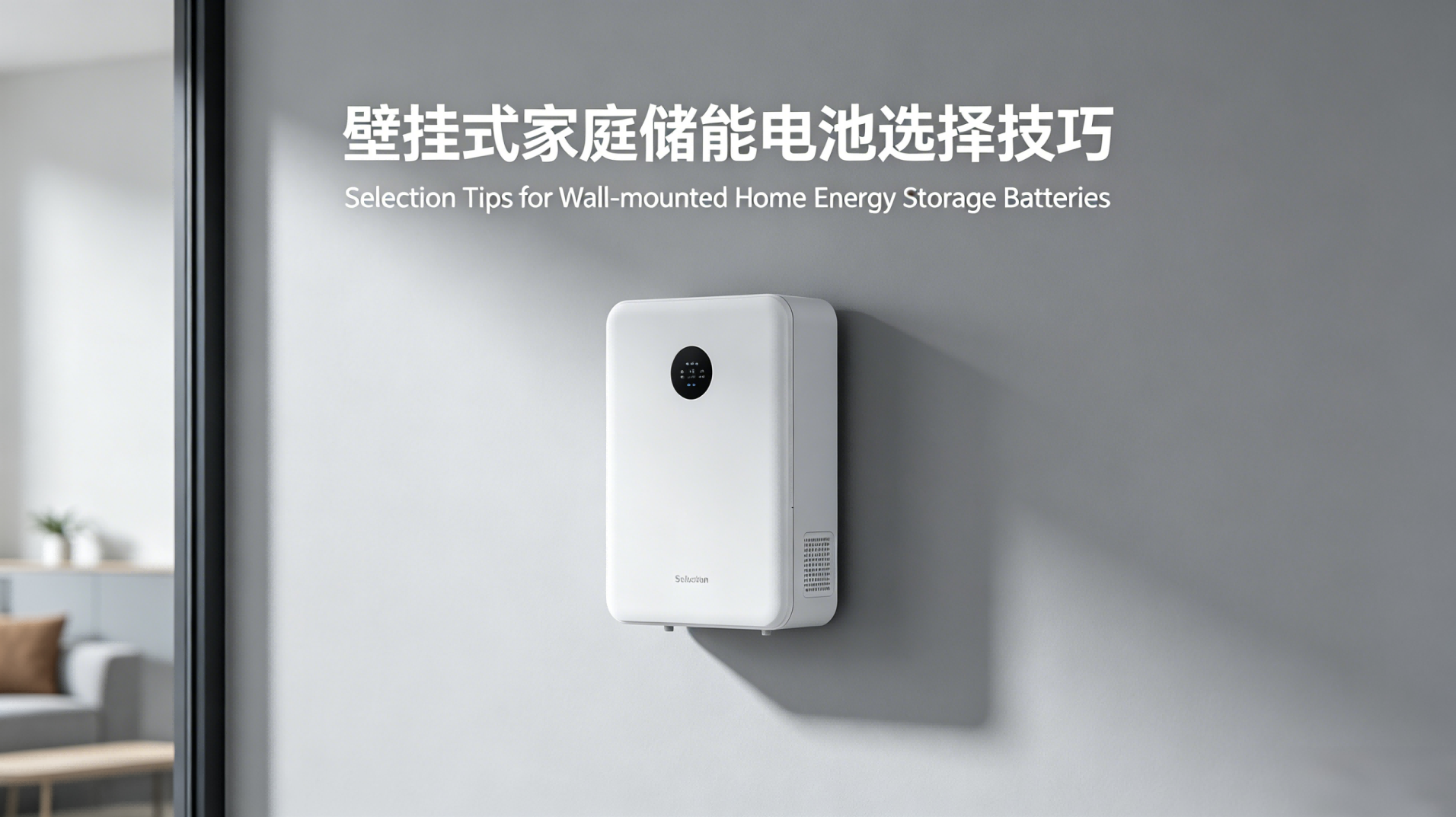 Tips for Choosing Wall-mounted Home Energy Storage Batteries