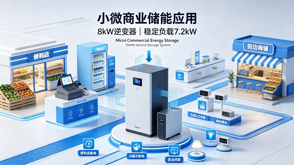 Commercial Micro-scenario Application: Load Configuration & Emerging Market Trend of 10kWh Vertical Energy Storage