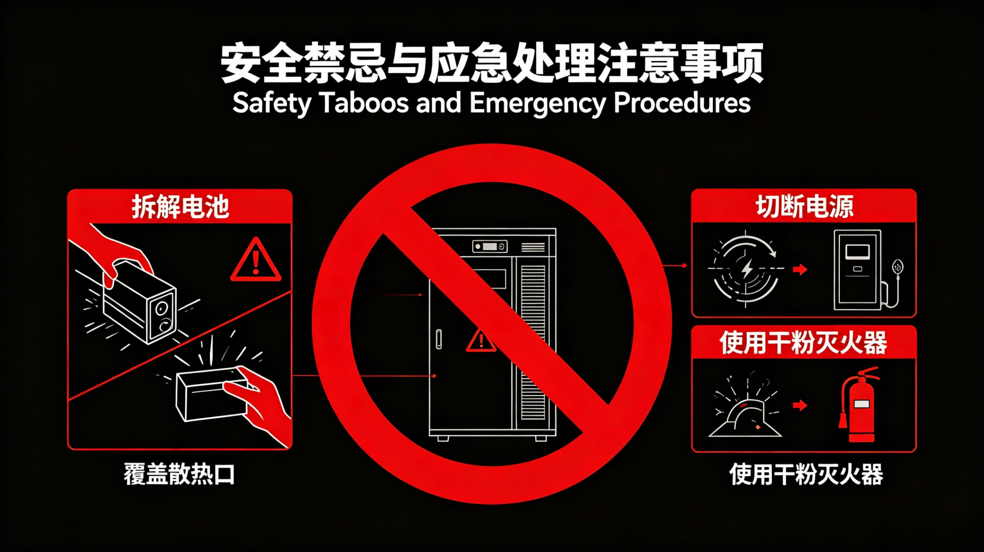 Safety Precautions for Household Energy Storage Batteries and Emergency Handling Measures
