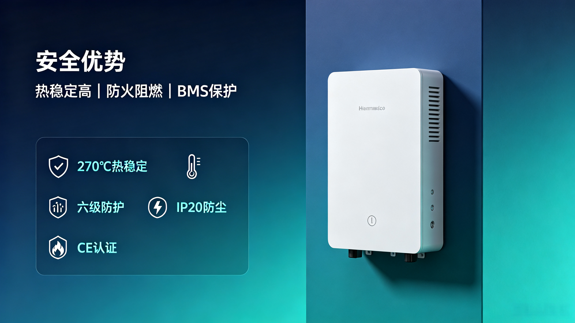 Analysis of Core Safety Advantages of Wall-Mounted LiFePO4 Batteries