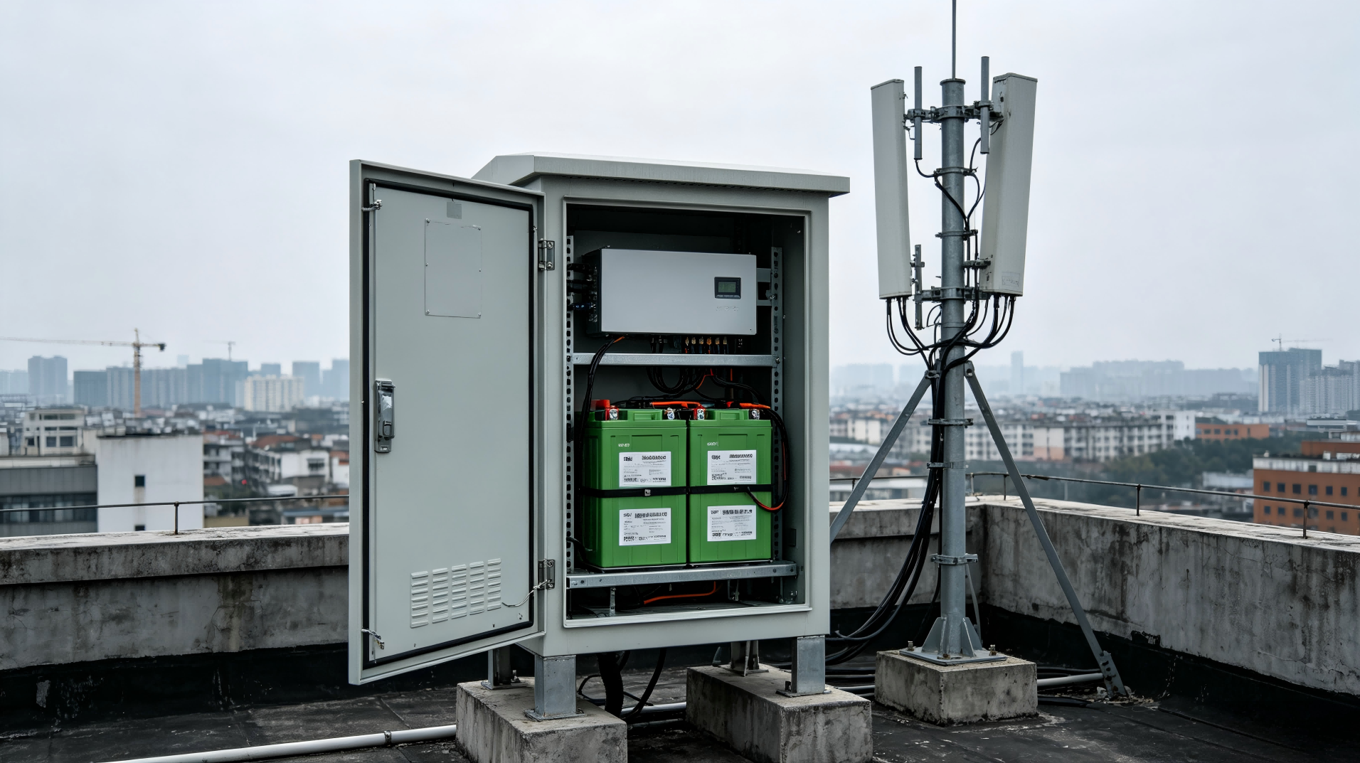 1kW LiFePO4 Battery Ensures Uninterrupted Power for Edge Communication Base Stations