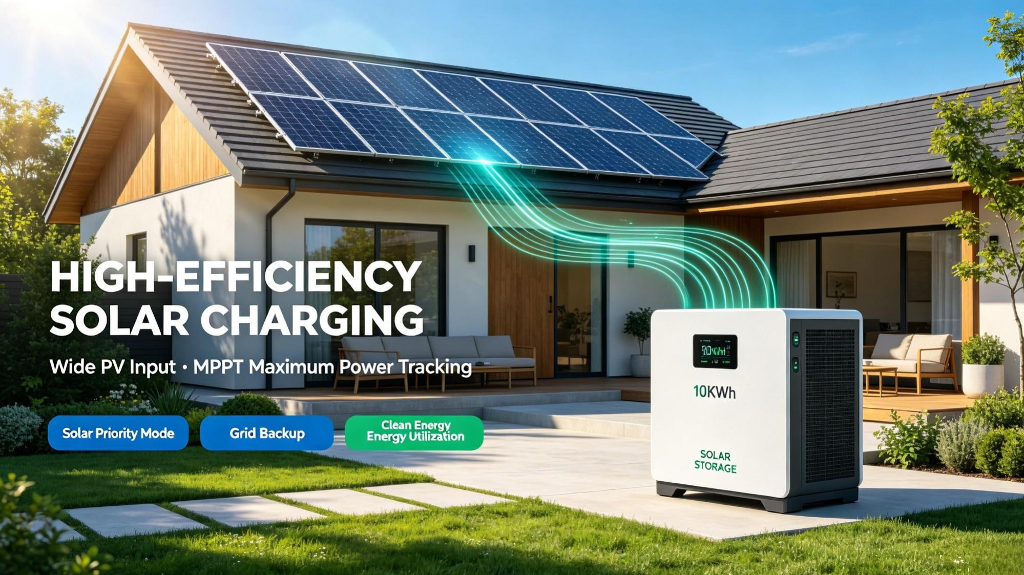 Wide PV Compatibility, High-efficiency Solar Energy Storage System