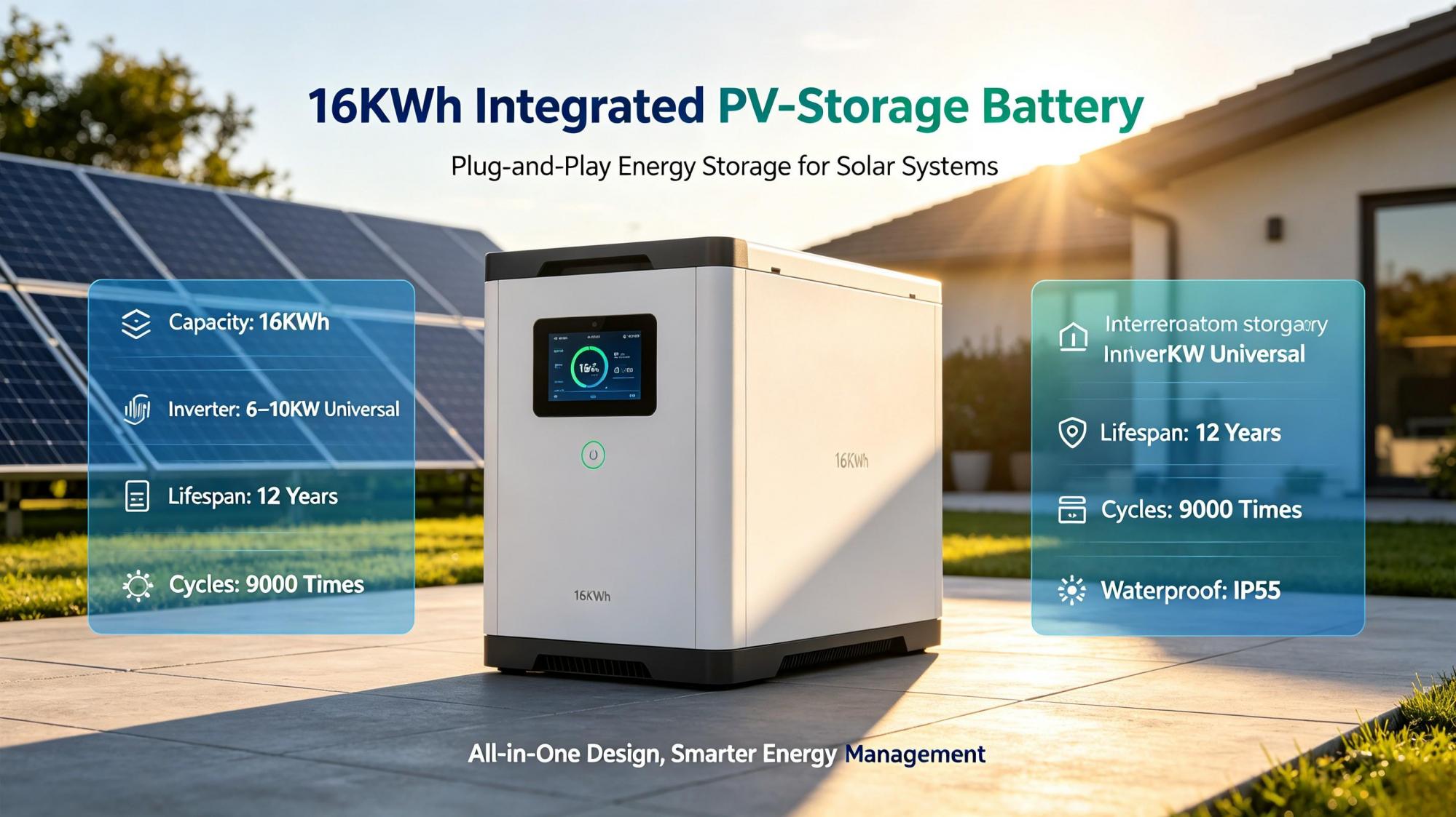 Parameter Description of 16KWh Integrated PV-Storage Battery