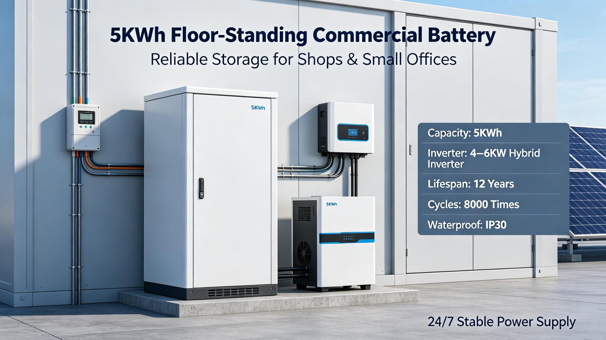 Performance Analysis of 5KWh Floor-Standing Energy Storage Battery for Small Business
