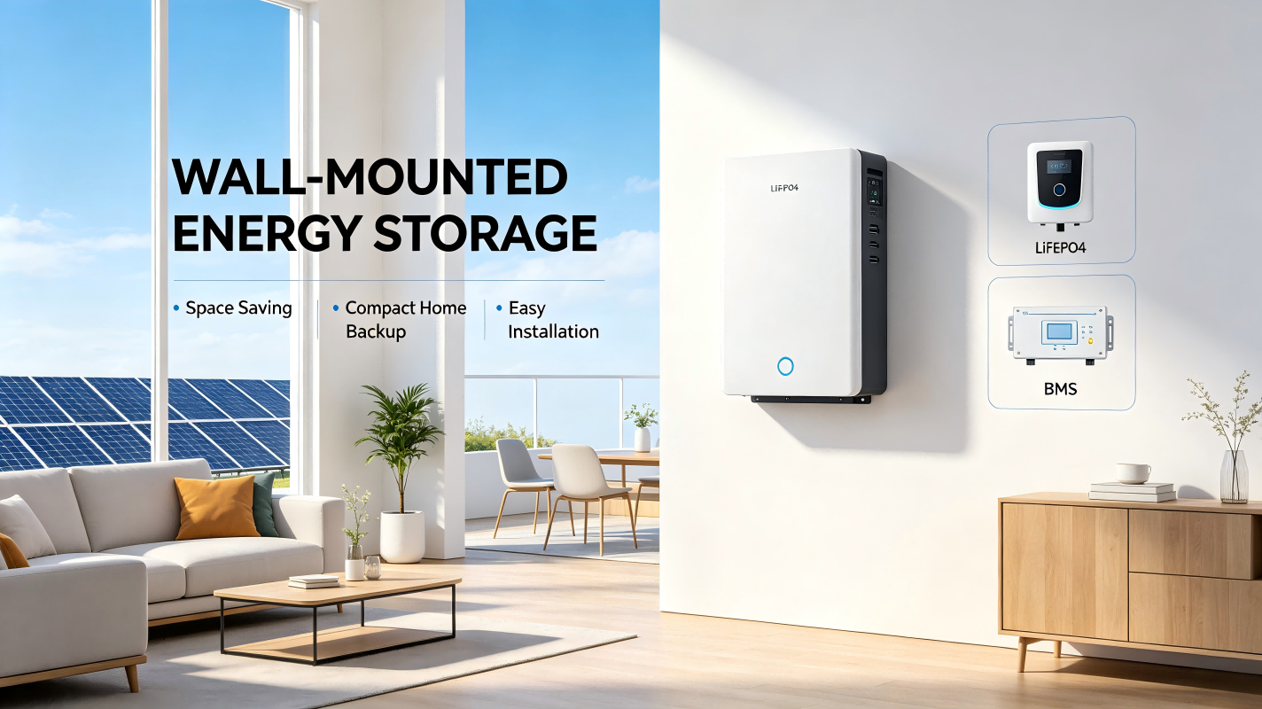 Wall‑Mounted Energy Storage Battery — Preferred for Small‑Size Homes