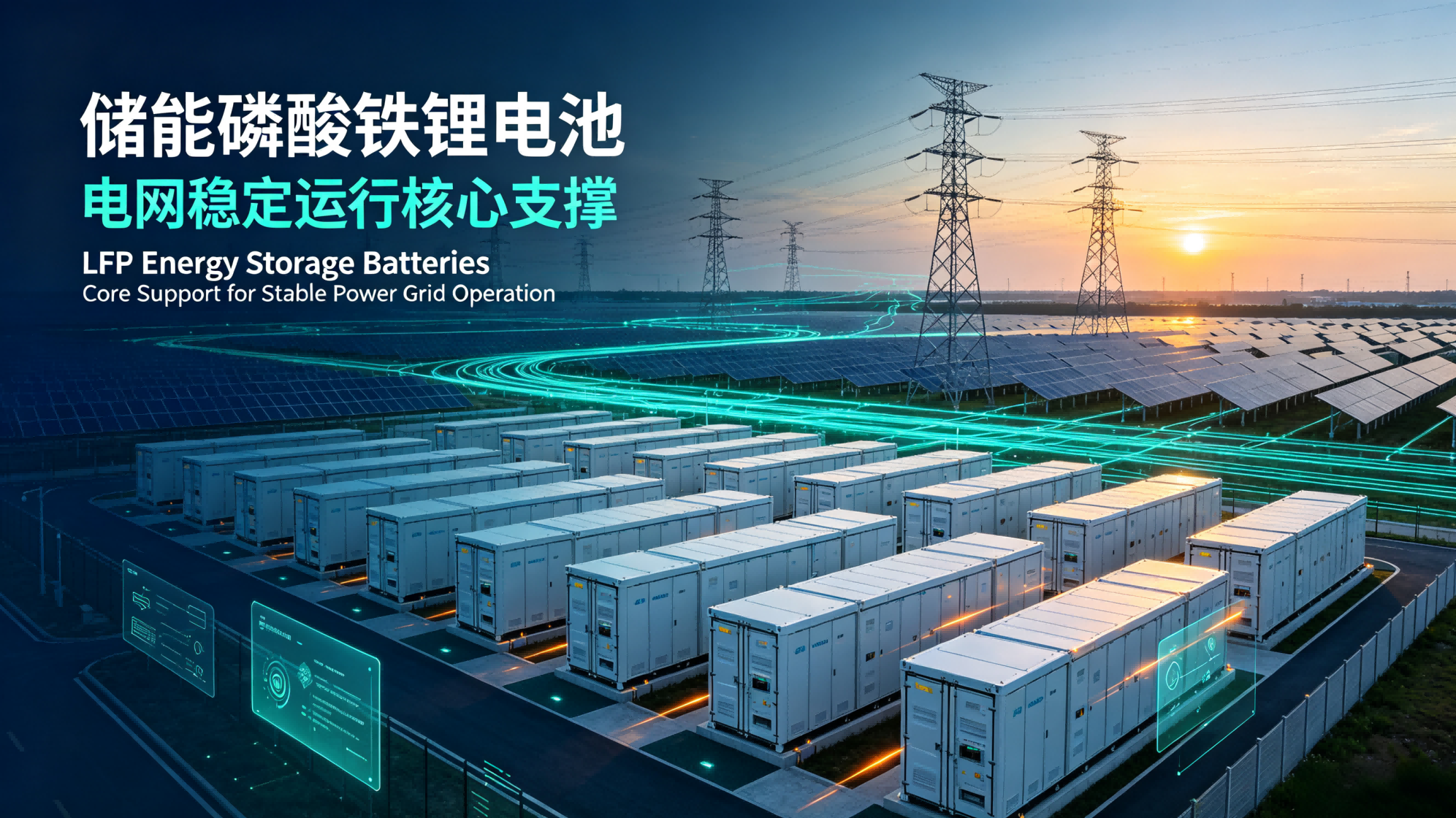 LFP Energy Storage Batteries: Core Support for Stable Power Grid Operation