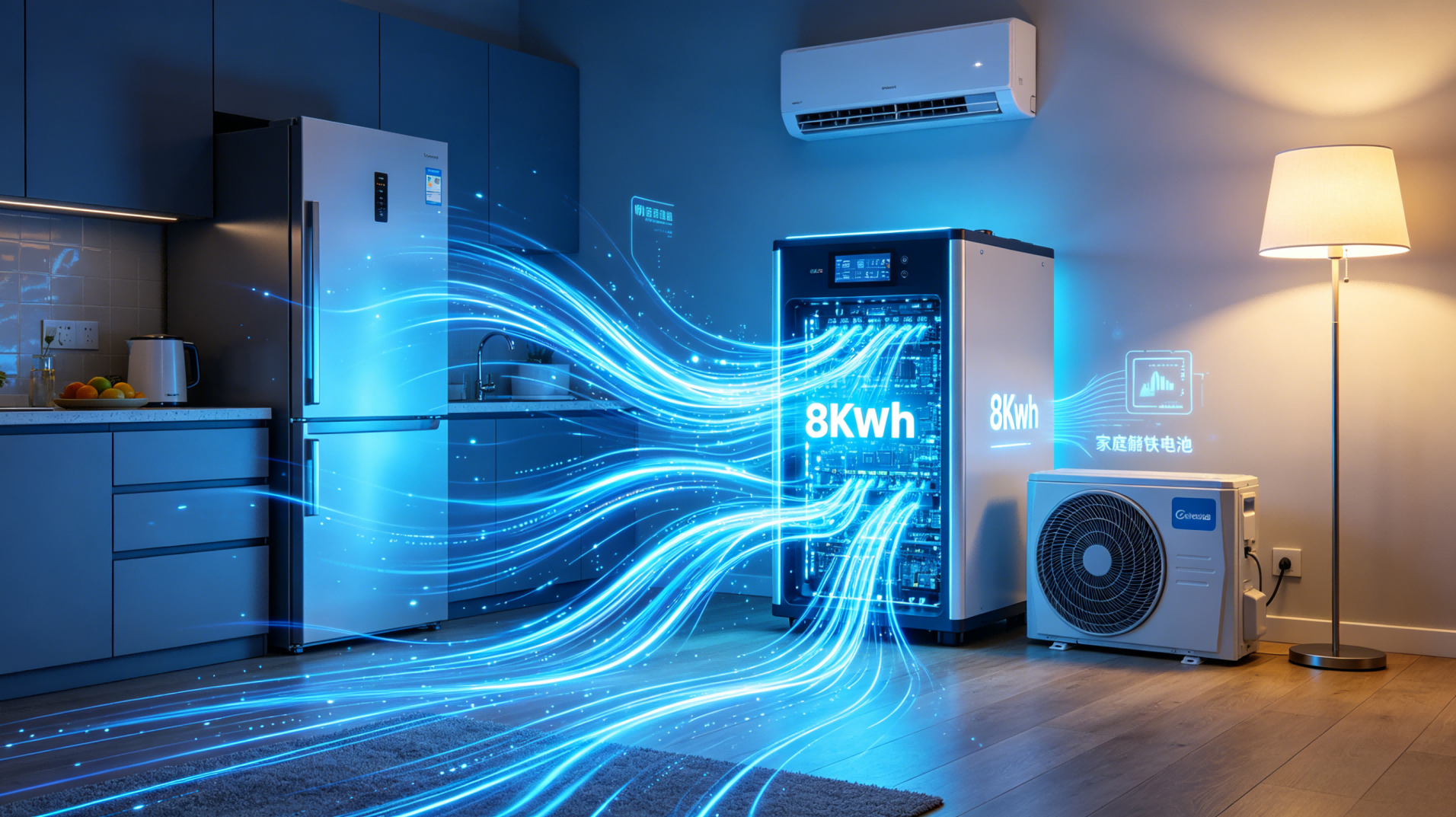 8KWh household energy storage battery - highly efficient and energy-saving