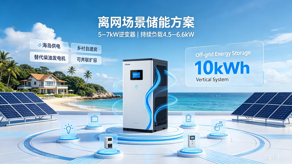 Load Matching & Overseas Island Market of 10kWh Vertical Energy Storage for Off-grid Scenarios