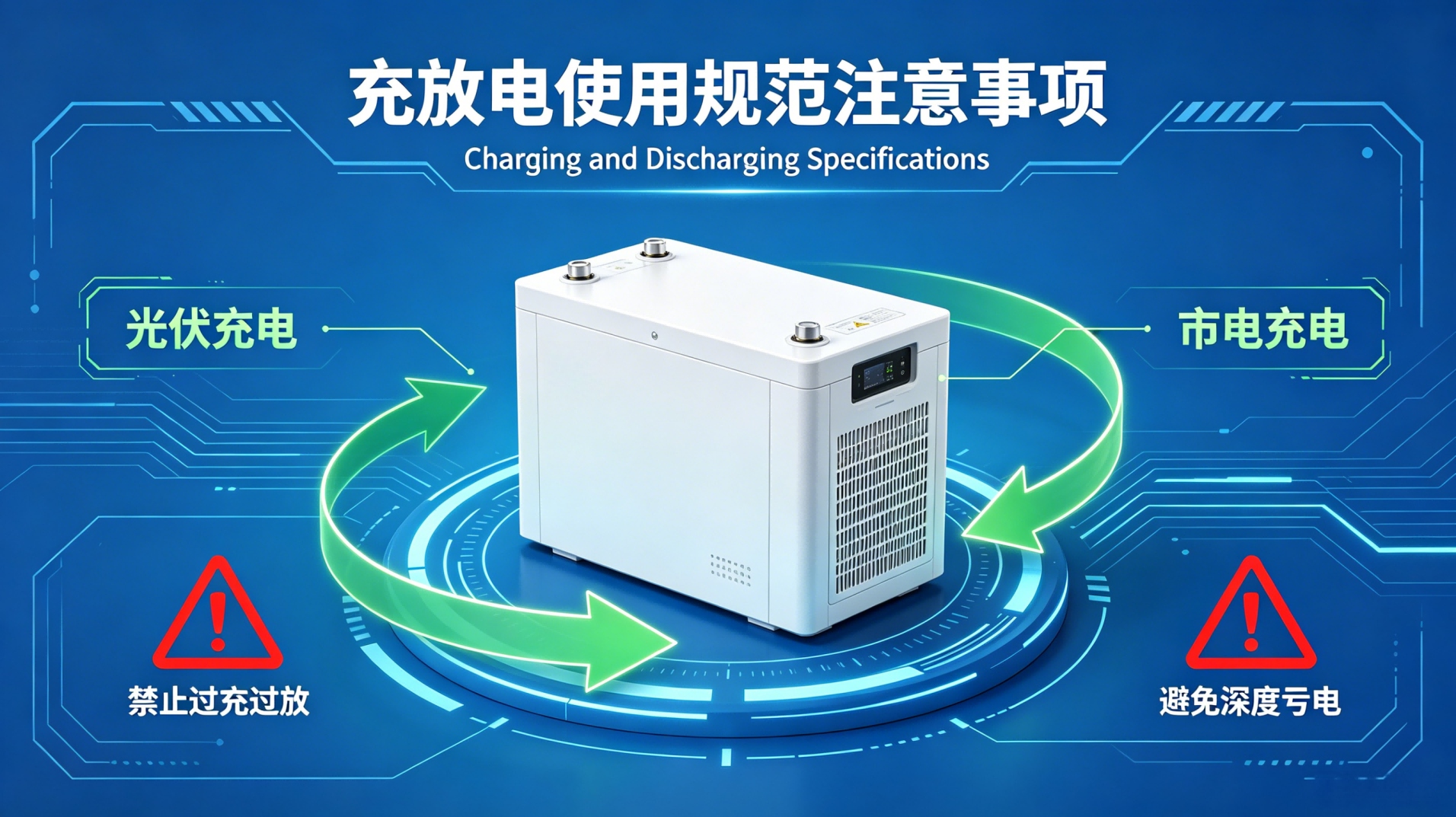 Safety Precautions for Charging and Discharging of Household Energy Storage Batteries