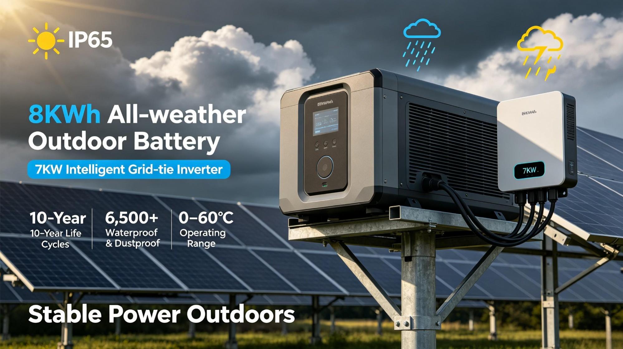 Performance Introduction of IP65 Outdoor Waterproof 8KWh All-weather Energy Storage Battery