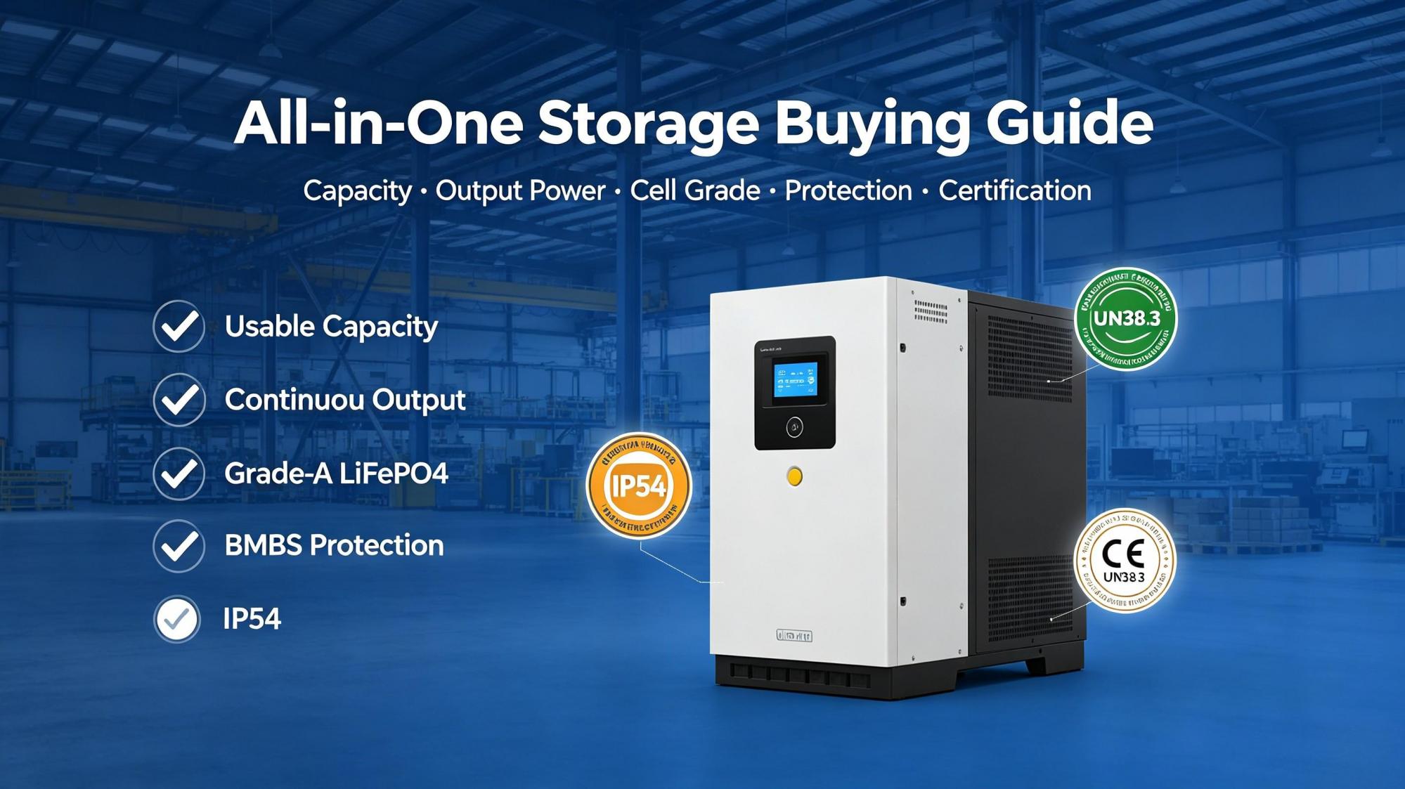 Practical Complete Buying Guide for All‑in‑One Energy Storage Batteries