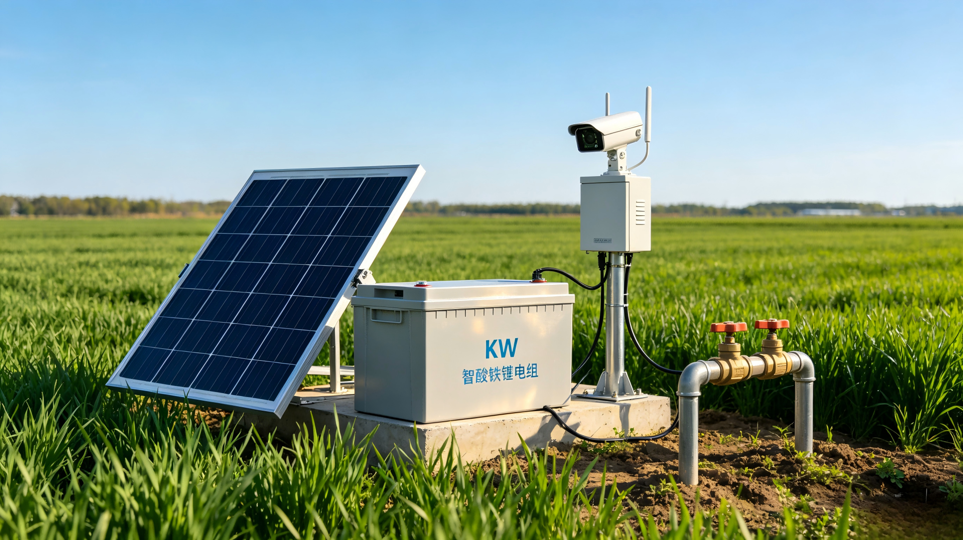 1kW LiFePO4 Battery Supports Smart Farm Operation