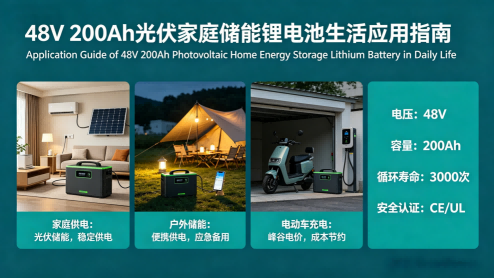 48V 200Ah photovoltaic household energy storage lithium battery